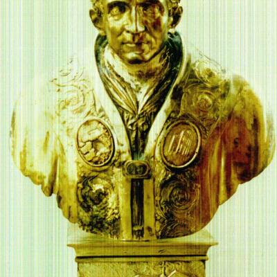 Scultura In Bronzo S. Bruno
